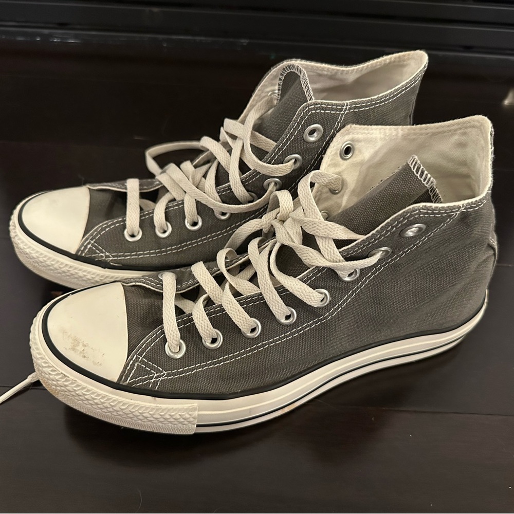 Converse Gray High-Top Women’s 10